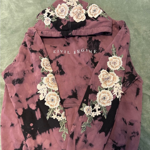 CIVIL REGIME - ROSES HOODIE - Picture 3 of 3